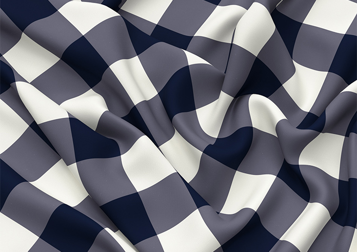 Gingham, Hudds - Twist&Fit Roman Blind - Image 4